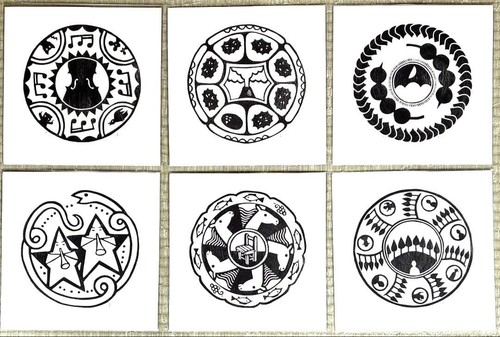 Set xilografia takashi ohno - set,
